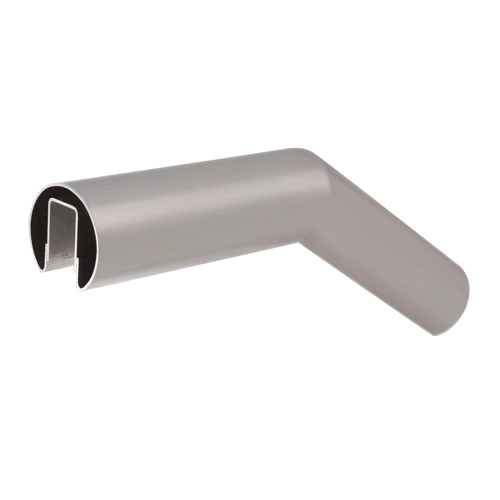 Brushed Stainless 35 degree Upper Incline Corner for 3-1/2" Diameter Railing