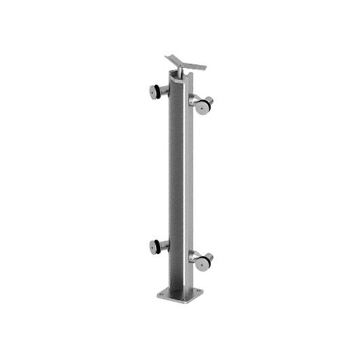 CRL P8F42ABS Brushed Stainless 42" P8 Series 135 Degree Angle Post Fixed Fitting Railing Kit