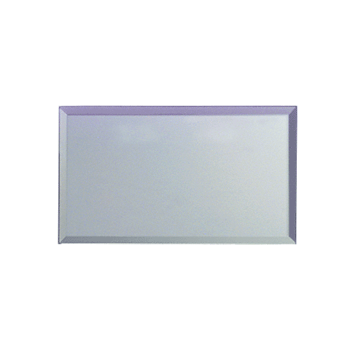 Clear Quad Blank without Screw Holes Glass Mirror Plate