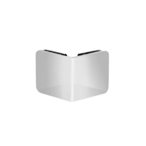 Polished Chrome Beveled Style 90 Glass-to-Glass Clamp