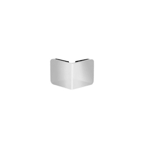 Polished Chrome Beveled Style 90 Glass-to-Glass Clamp