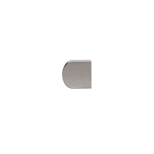 Brushed Nickel Z-Series Large Round Clamp for 1/4" Glass