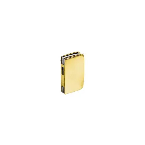 CRL 704CBR Polished Brass Sliding Glass Door Keeper for 703CBR
