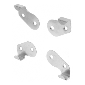 CRL 080 Nickel Plated Goss Mirror Mounting Clip Set