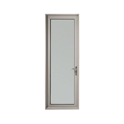 Clear Anodized Series 900 Terrace Door Hinged Right Swing Out for 1" Glass