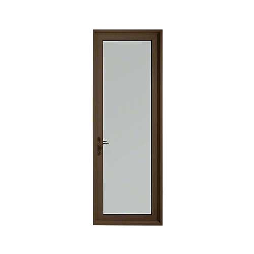 Bronze Black Anodized Series 900 Terrace Door Hinged Left Swing Out for 1" Glass