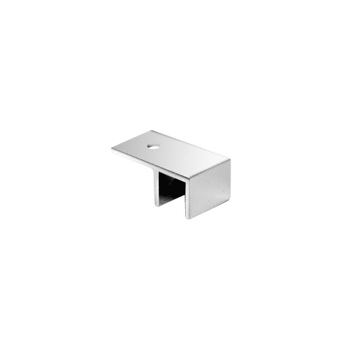 CRL S0GC01CH Polished Chrome Ceiling Mount "Sleeve Over" Glass Clamp