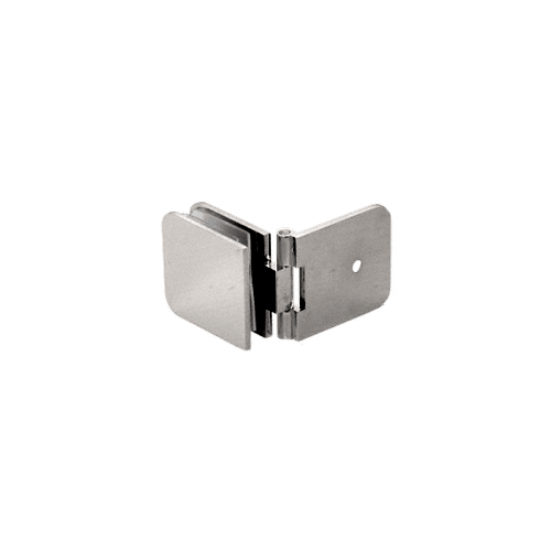 Brushed Nickel Adjustable Wall Mount Glass Clamp