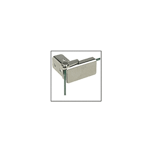 Chrome Surface Mount Glass Door Hinges