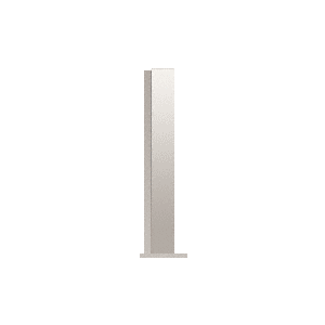 CRL PP43EPS Polished Stainless 12" High 1-1/2" Square PP43 Plaza Series Counter/Partition End Post