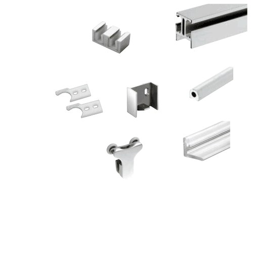Brushed Stainless Standard 180 Degree Contempo Kit