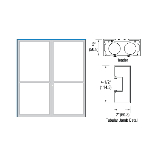 CRLU.S. Aluminum FR72771 Custom Size Custom Paint Series 451 Tubular
