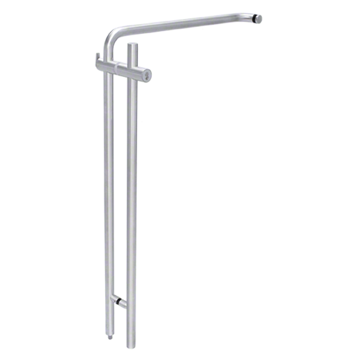 CRL LLPA110KRPS 316 Polished Stainless 48" Right Hand LLPA Series Locking Ladder Pull - Straight Exterior