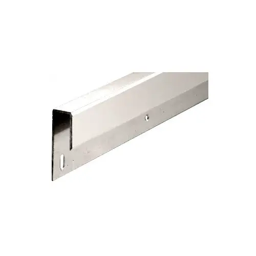 CRL D645P Polished 1/4" Deep Nose Aluminum J-Channel 144" Stock Length