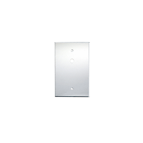 Clear TV Offset 3/8" Hole Acrylic Mirror Plate