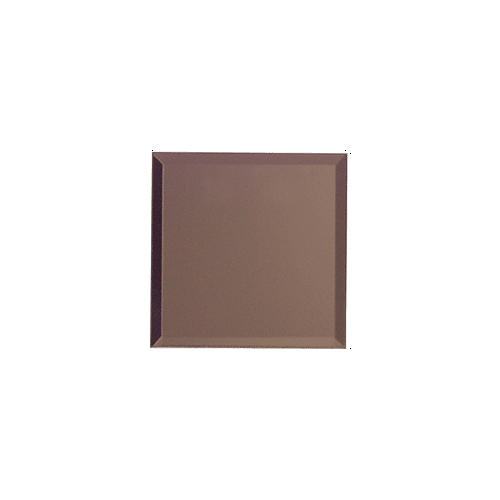 Bronze Double Blank Without Screw Holes Glass Mirror Plate