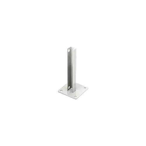 CRL PSB3AW Sky White AWS Steel Stanchion for 90 Degree Rectangular Corner Posts