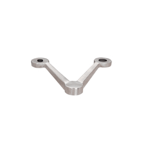 Brushed Stainless Double Arm Spider Fitting 'V' Post Mount