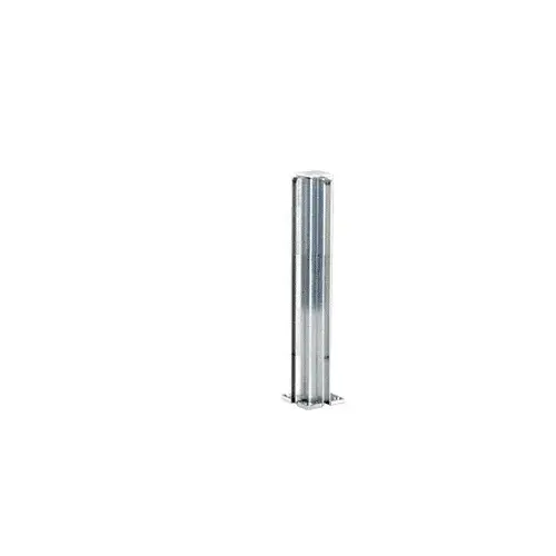 Satin Anodized 16" Corner Design Series Partition Post