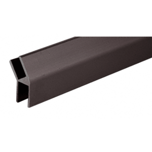 CRL D615DU Dark Bronze Aluminum 33 Degree Slant 'H' Bar