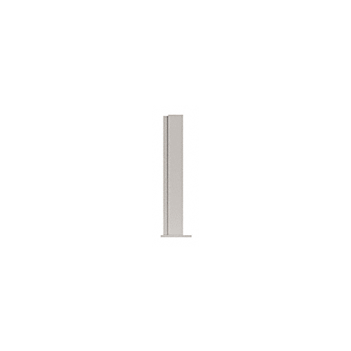 CRL PP43EBS Brushed Stainless 12" High 1-1/2" Square PP43 Plaza Series Counter/Partition End Post
