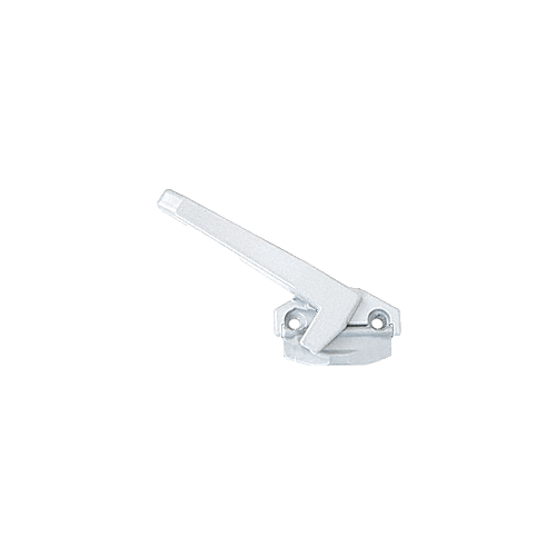 CRL DS325W White Left Hand Cam Handle with 1-1/2" Screw Holes