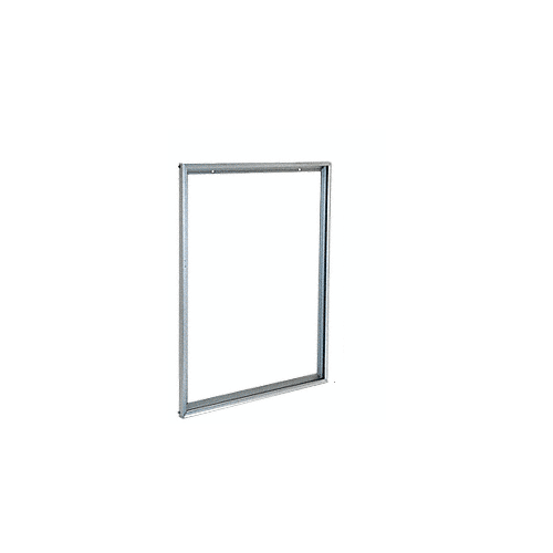 Satin Anodized 18" x 36" Aluminum Mirror Frame