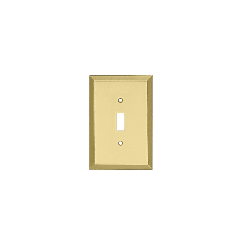 Brass Single Toggle Metal Mirror Plate