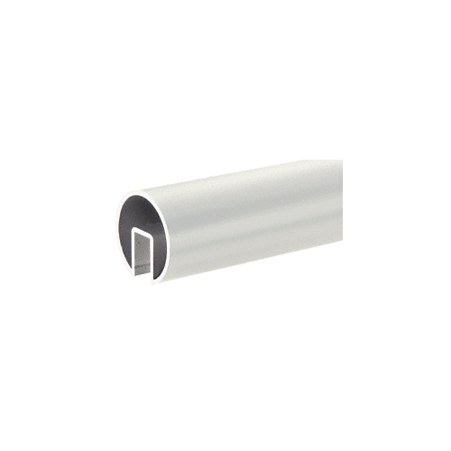 Mill 3" Extruded Aluminum Cap Rail for 1/2" or 5/8" Glass - 240"