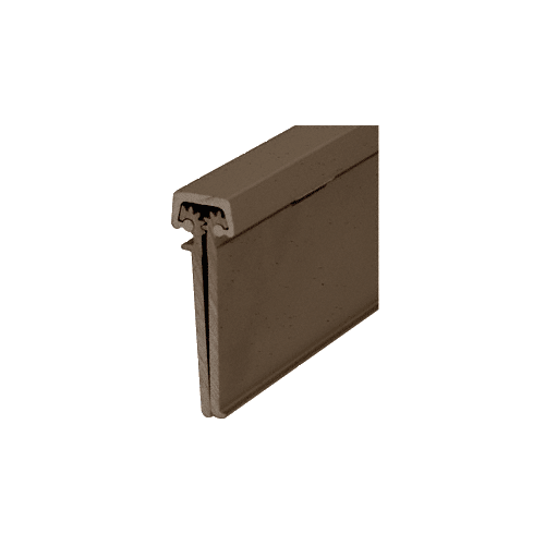 Dark Bronze Anodized 83" Roton 224HD Series Concealed Leaf Heavy-Duty Hinge With Lip for 1-3/4" Entry Door