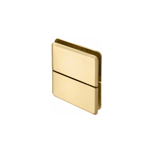 Satin Brass Senior Prima 02 Series Glass-to-Glass Mount Hinge