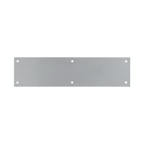 Brushed Stainless 3-1/2" x 15" Push Plate