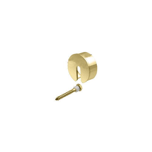Polished Brass Stabilizing End Cap for 2-1/2" Cap Railing Polished Brass Stabilizing End Cap for 2-1/2" Cap Railing