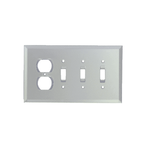 CRL GMP20C Clear Single Duplex and Triple Toggle Glass Mirror Plate