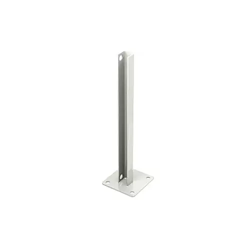 CRL PSB5BW Sky White AWS Steel Stanchion for 135 Degree Rectangular Center Posts
