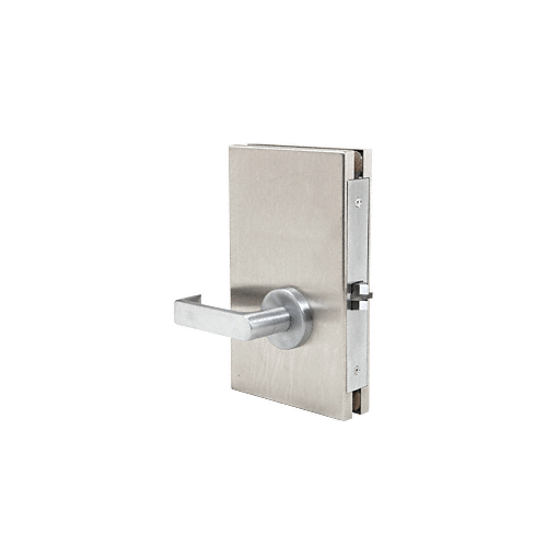 CRL DL611LPBS Brushed Stainless 6" x 10" LHR Center Lock with Deadlatch