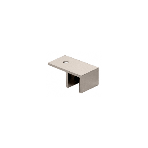 CRL S0GC01BN Brushed Nickel Ceiling Mount "Sleeve Over" Glass Clamp