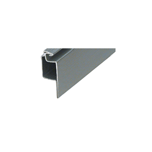 Gray 1/2" Roll Formed Aluminum Lip Screen Frame -  18" Stock Length - pack of 10
