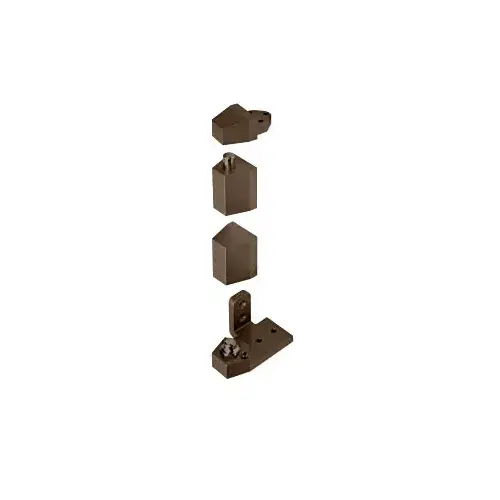 Dark Bronze Right Hand Pivot Set Flush with Frame Face