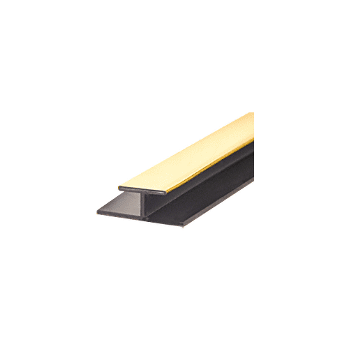 Brass Plastic Reflective Divider Bar - 72" Stock Length - pack of 5