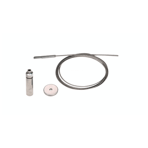 CRL Y0003CR Floor-to-Ceiling Cable Kit for 3/8" to 1/2" Glass