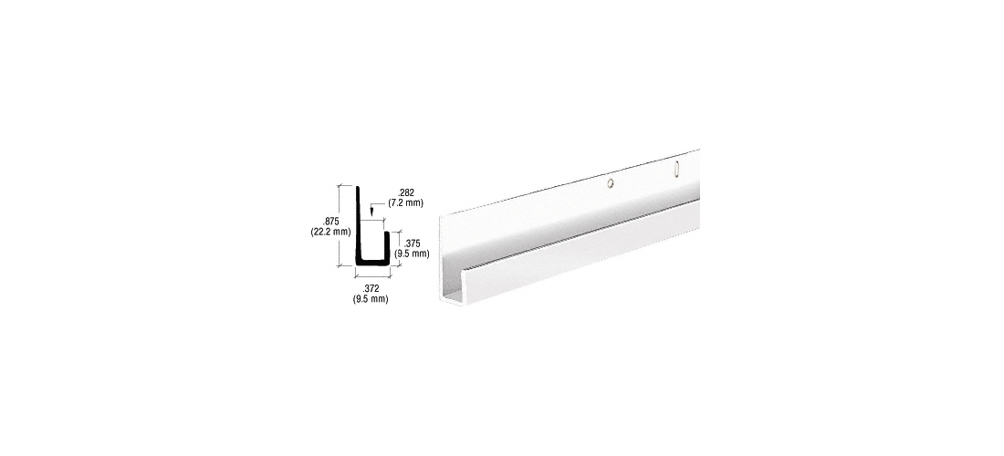Crl D636ba Brite Anodized 1 4 Standard Aluminum J Channel Crl D636ba Brite Anodized 1 4 Standard