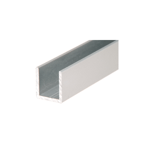 CRL SDCD1212A Satin Anodized 1/2" Fixed Panel Shower Door Deep U