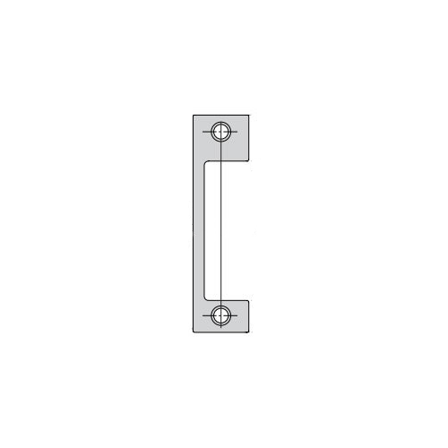 Faceplate Only, 1006 Series, 4-7/8" x 1-1/4", Use with Mortise Locks with Normally Extended 1" Deadbolt, Satin Bronze