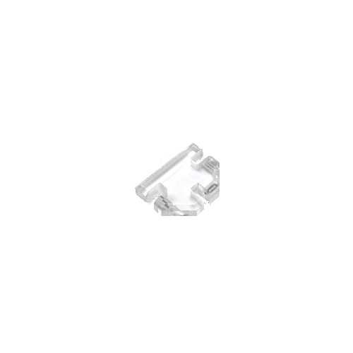 Clear Acrylic 3-Way Heavy Glass Connector for 1/2" Glass