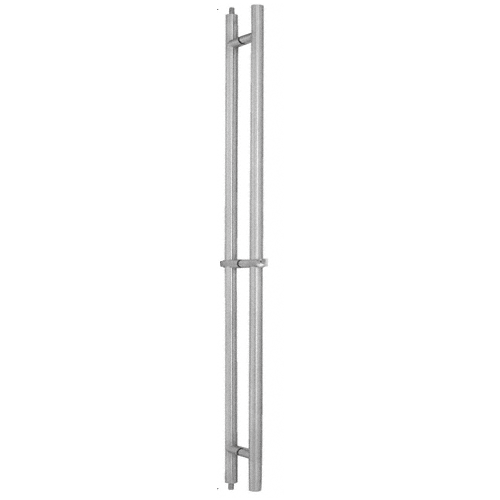 Brushed Stainless 84" Double Locking Ladder Pull