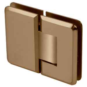 CRL C0L180BBRZ Brushed Bronze Cologne 180 Series 180 Glass-to-Glass Hinge