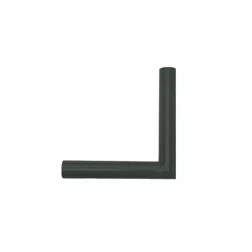 CRL AR90BL Matte Black Quick Connect 90 degree Corner for 1-1/2" Diameter Tubing