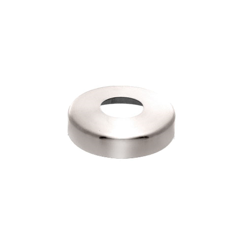 CRL CR12SPCPS Polished Stainless Base Flange Cover for 1-1/4" Schedule 40 Pipe Rail