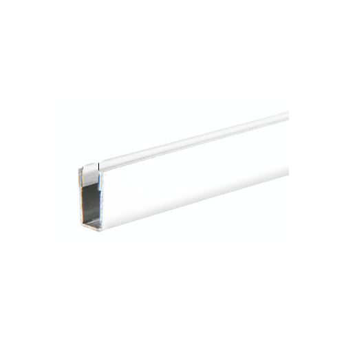 White Standard Storm Window Frame for Double Strength Glass 18" Stock Length